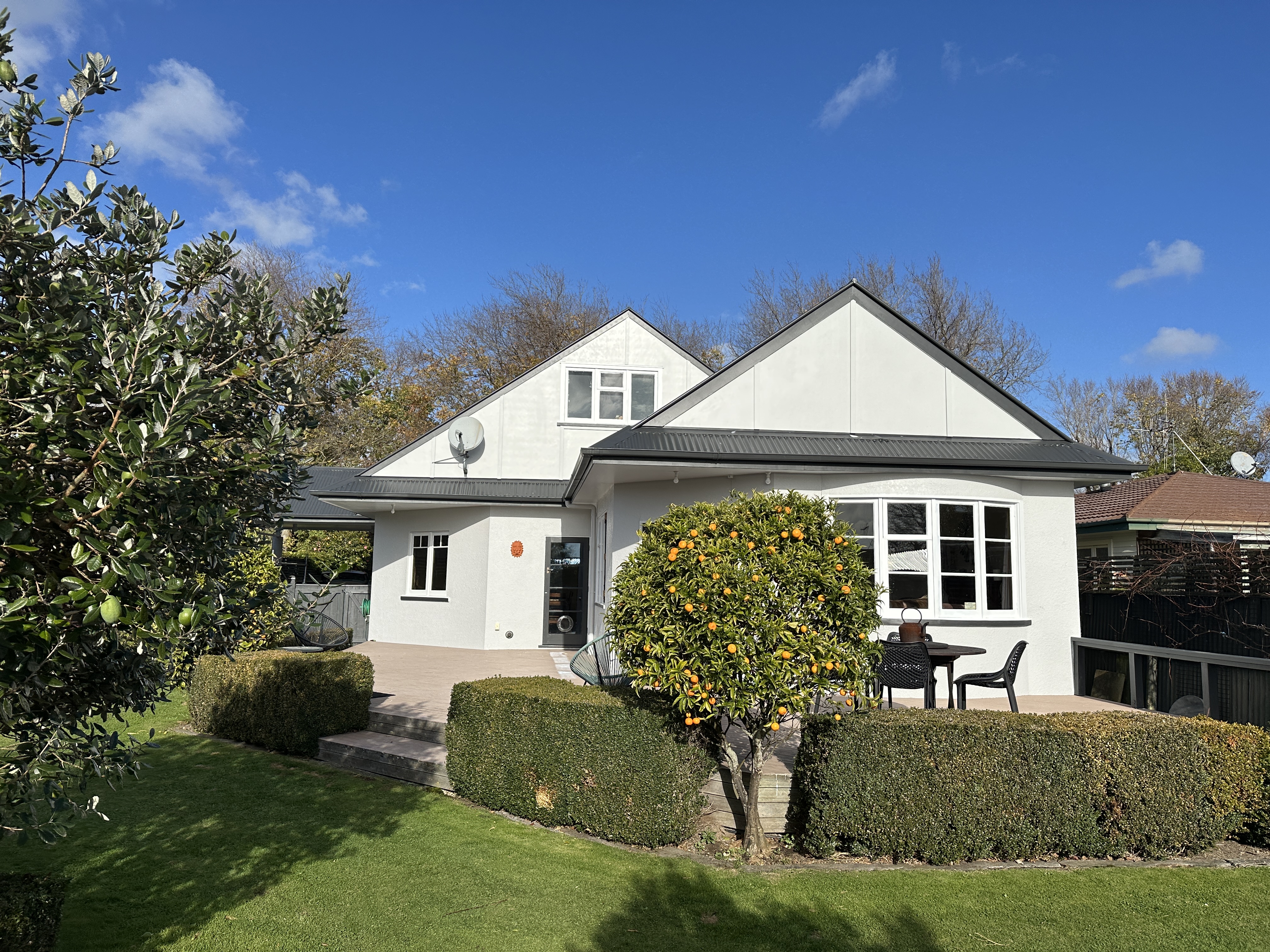 Exterior painting services example